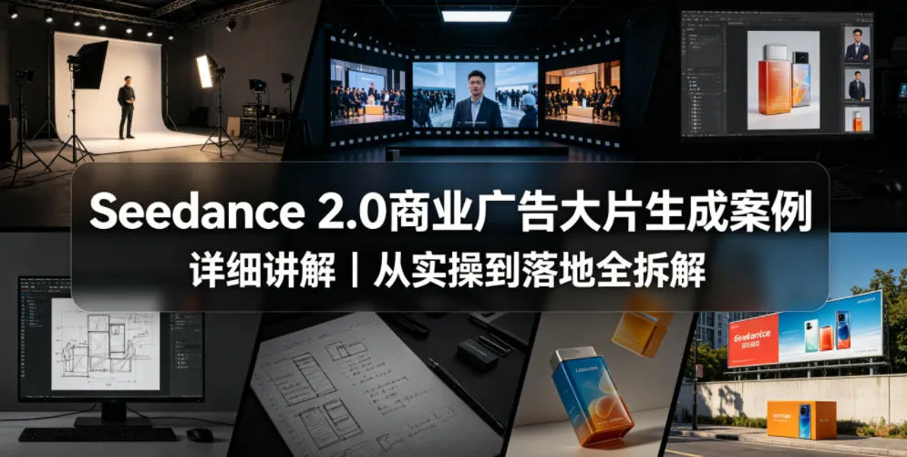 Seedance 2.0商业广告大片生成案例：实操到落地全方位拆解-91教程库