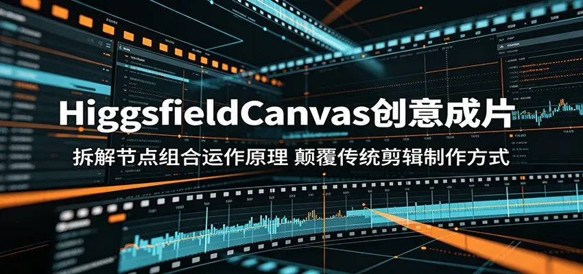 HiggsfieldCanvas创意成片：揭秘节点组合原理，颠覆传统剪辑制作模式-91教程库