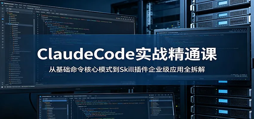 ClaudeCode实战精通课：全解基础命令、核心模式与企业级插件应用-91教程库
