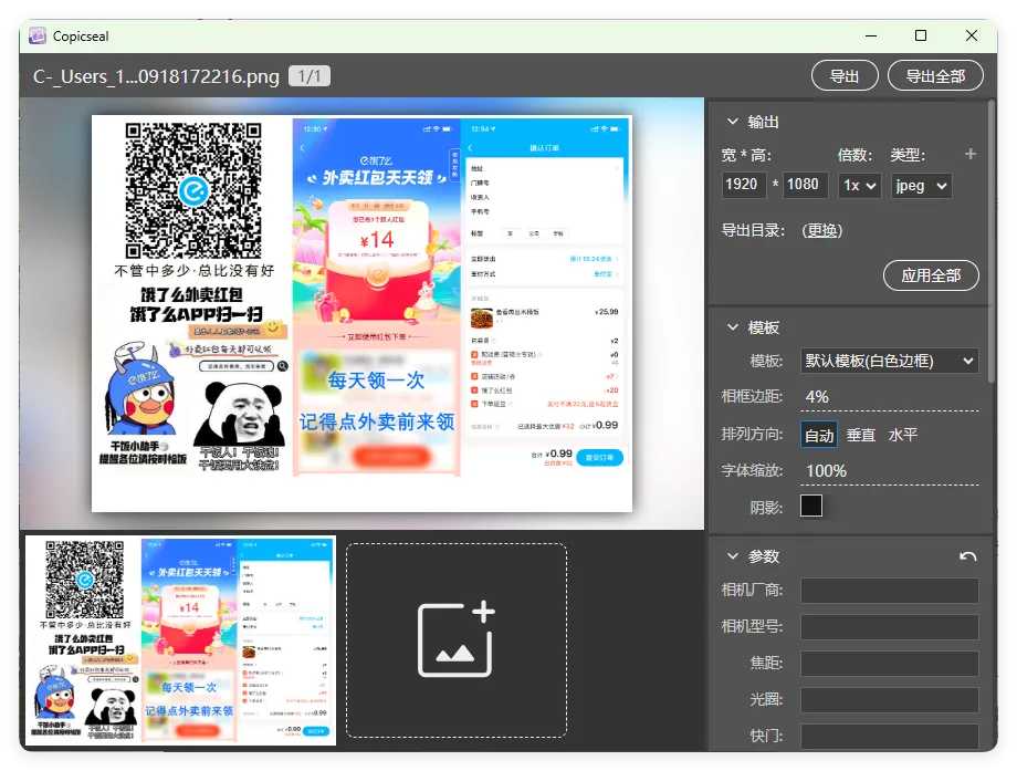 Copicseal v0.3.9：强大图片水印工具助力高效创作与版权保护-91教程库